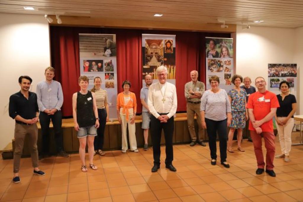 Il presidente della Chiesa Evangelica Tedesca in visita alla mensa di Sant'Egidio a Monaco